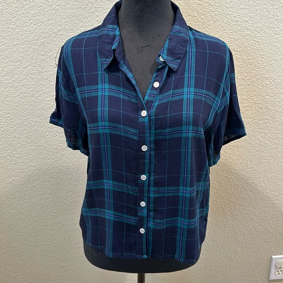 NWT Wild Fable plaid top - Picture 1 of 6
